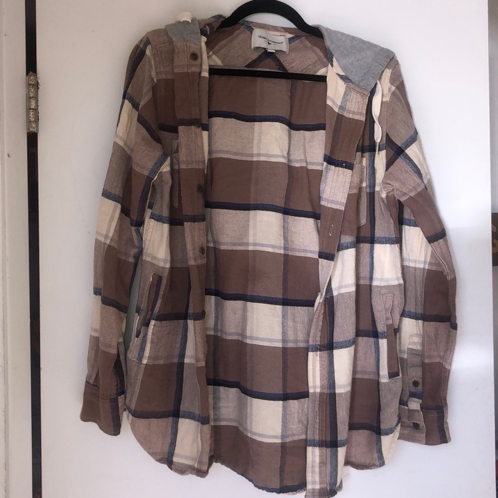 FLANNEL WITH HOOD